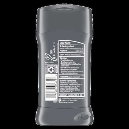 Dove Men+Care Clean Comfort Invisible Solid Antiperspirant and Deodorant Stick, 2.7 Ounce, 12PK 6671