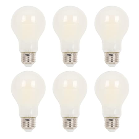 Westinghouse 6.5W 60W Eq. Soft White A19 Dimmable Filament LED Light Bulb, Medium Base, 6PK 5326020