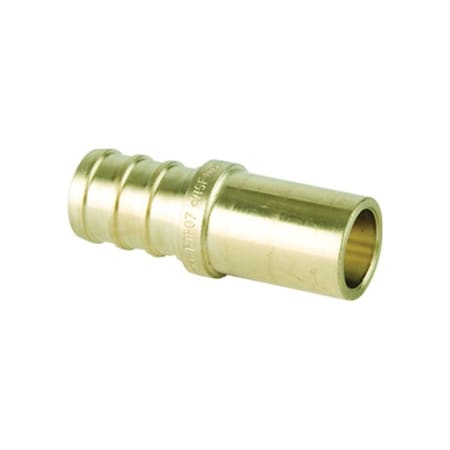 Viega Pureflow Crimp Adapter Crimp 0.75 Ftg Cts 0.75 Brass 46644
