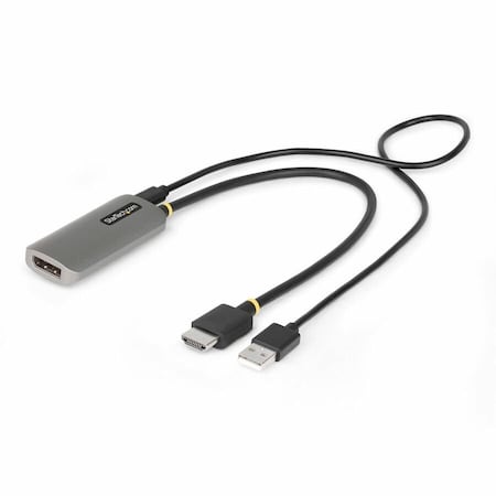 Startech.Com 1FT 30CM HDMI TO DISPLAYPORT ADAPTER CABLE, 8K 60HZ, ACTIVE HDMI 2.1 TO DP 1.4 148B-HDMI-DP-8K
