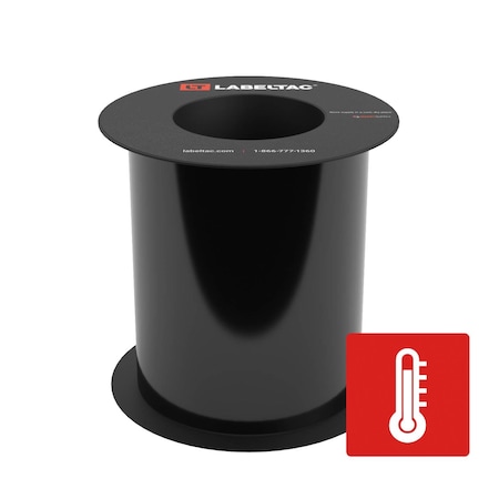 Labeltac High Temperature Supply 6in x 75ft LT9, Black LT603HT-C