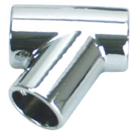 Whitecap 0.875 in. 60 Deg CP Zamac Universal Tee, Silver WHCS-1490C