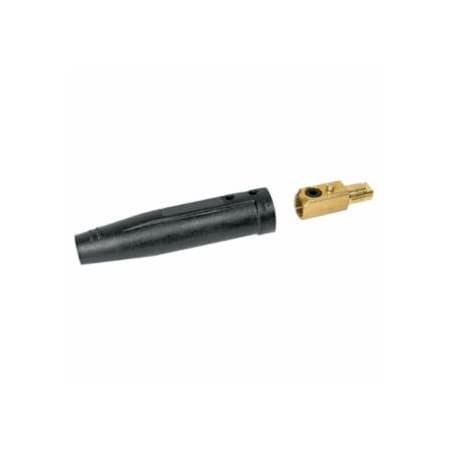 Best Welds Cable Connector, Female, Ball Point Connection, 1/0 AWG to 3/0 AWG Cable Capacity 900-2-MBP-2
