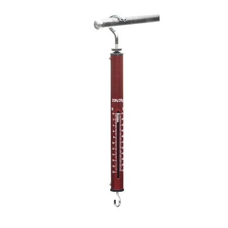 United Scientific Aluminum Spring Scale, 2000G / 20N, Red,  SB2000-A