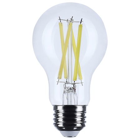 Satco 12.5 Watt A19 LED Medium Base Clear 3500K CCT 120 Volt S12470