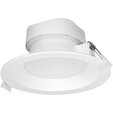 Satco 5''/6'' Direct Wired IC Rated White 3000K LED Recessed Light Kit S39027