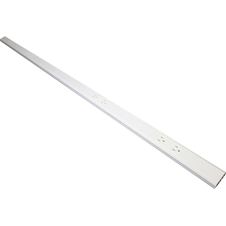 Legrand Prewired Raceway, 6 Outlets, 12 In. D NM20GB612
