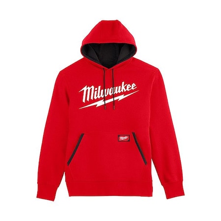 Milwaukee Tool Hoodie, M, Red, Men's 352R-M