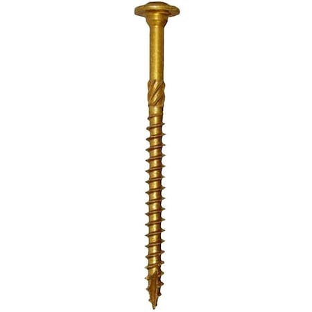 Grk Fasteners Wood Screw, 3/8 in, 16 in, Plain Steel Flat Head Torx Drive 12311
