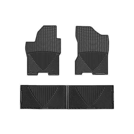 Weathertech Black, Front and Rear All Weather Floor Mats WTNB228229
