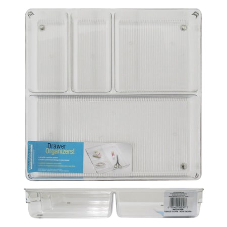 Idesign iDesign Linus 2 in. H X 12 in. W X 12 in. D Plastic Drawer Organizer 70028