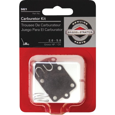 Briggs & Stratton 692206 Carburetor Diaphragm Kit With 690766 Spring 5021K