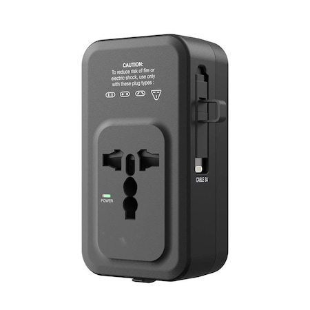 Travelsmart Box Cover, 1 Gang, Non-Metallic, Blank Cover Type TS256TL