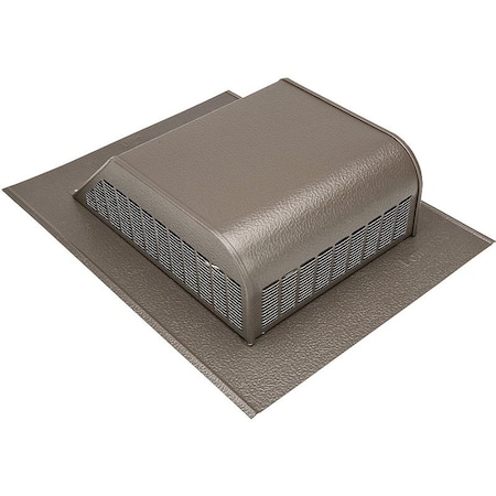 Lomanco LomanCool Static Roof Vent, 16 in OAW, 50 sq-in Net Free Ventilating Area, Aluminum, Weathered Bronze 750WB