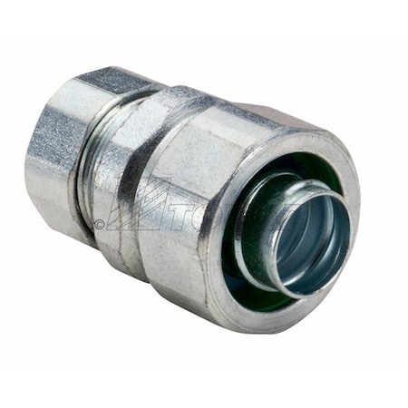 Topaz Liquidtight Conduit to EMT Coupling, Steel, 1/2 - 1/2" 271