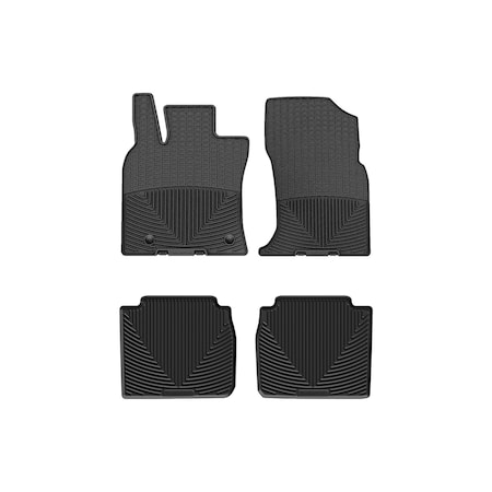 Weathertech Black, Front and Rear All Weather Floor Mats W564-W534