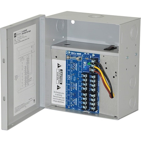 Altronix Power Supply, Outputs 8, Amps 18 AL168300CBM