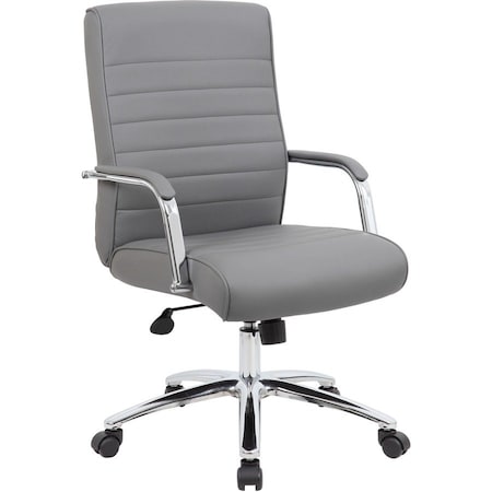 Boss Modern Executive Conference Chair, Grey B696CRB-GY