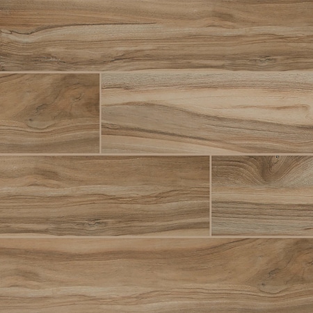Ackland Ardenmere Solira 9 in. x 48 in. Matte Porcelain Wood Look Floor and Wall Tile, 4PK AKNPTARDSOLI9X48M-CA