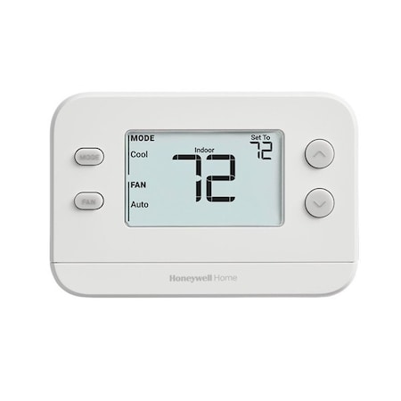 Honeywell Home X2S Series Wi-Fi Thermostat, 120 to 240 V, Remote Control, Backlit Display RTH2CWF/N