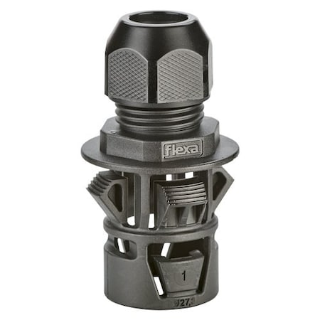 Flexa Gmbh RQLG1Z-S OD 21.2, cable 7.0-13.0mm, IP 66 Straight Strain Relief Black 5116.021.213