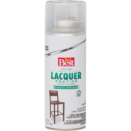 Do It Best 11 Oz. Clear High Gloss Spray Lacquer 203291D