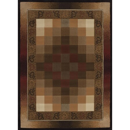 United Weavers 3 ft. 11 in. x 5 ft. 3 in. Manhattan Phoenix Accent Rug, Navy 940 36064 46