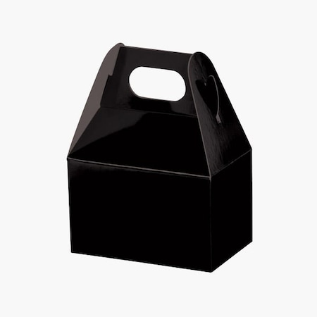 Nashville Wraps Black Mini Gable Box, 4x2.5x2.5, 6PK BLMGB