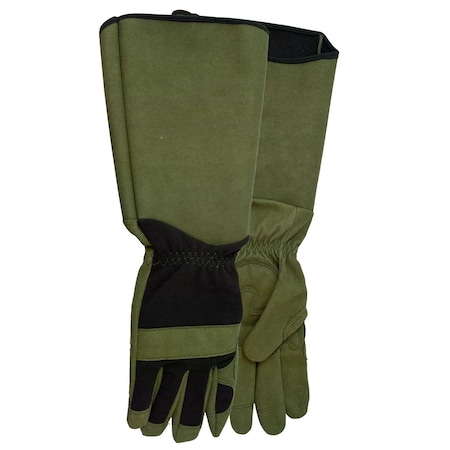 Watson Gloves Game of Thorns One Size Fits All Spandex Black/Green Gardening Gloves 314