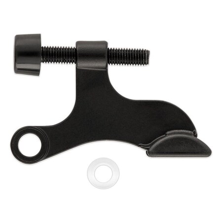 National Hardware Hinge Pin Door Stop, 2-1/16 in Projection, Zinc, Matte N830-562