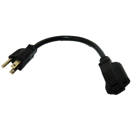 Nextgen 1 ft. Power Cord Adapter, Black NE3231973