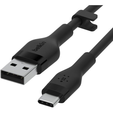 Belkin USB-A TO USB-C, SILICONE, 2M, BLK CAB008BT2MBK