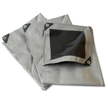 Surtek 1.5 m x 2 m Tarp, Silver LR1X2