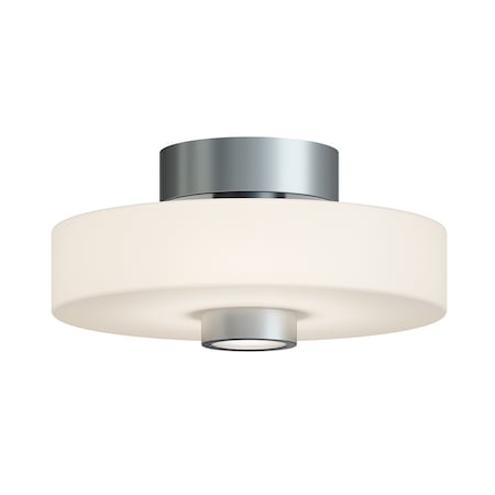 Afx Sydney 13in LED Ceiling Light, Satin Nickel SYDC13LAJUDSN