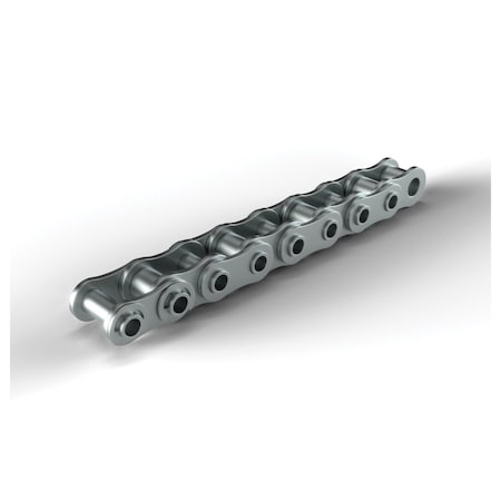 Hkk Chain Hollow Pin Roller chain, 50 ft OAL, 1/2 P, 0.312 Dia x 0.312 in W Roller, 304 SS SR040HP1B