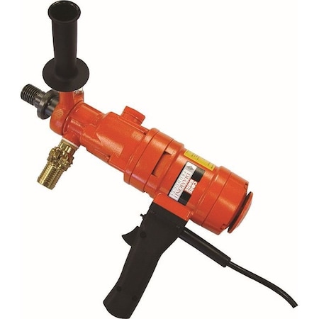 Diamond Weka DK13 Hand Held Drill Motor - 14 Amp (110V) 580/1400/2900 RPM 3-Speed (Slip Clutch) Wet Or Dry 47055