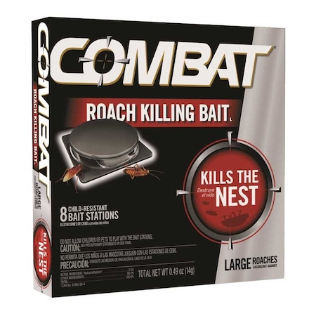 Dial Combat Roach Killing Bait for Large Roaches Brown 023400419135