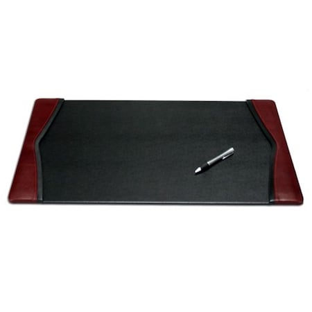 Made-To-Order Burgundy 25.5 x 17.25 Desk Pad with Side-rails MA59862