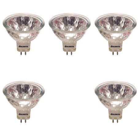Bulbrite 10W Dimmable Narrow Flood MR16 Bi-Pin GU5.3 Halogen Bulb, 8PK 860693