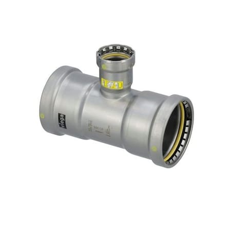 Viega MegaPressG tee P1 3 P2 3 P3 1.25 carbon steel zinc-nickel coating 28695