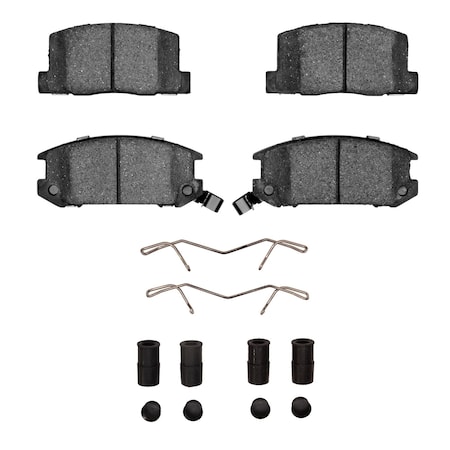 Dynamic Friction Co DFC HybriDynamic Brake Pads Hrdwr Kit 4000-0657-01