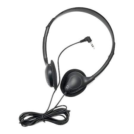 Crest Healthcare Stereo Headphones, 6 Ft. Cord, Plastic Headband And Rotating Earpiece 115127