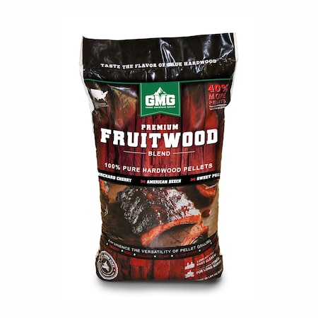Green Mountain Grills PREMIUM FRUITWOOD BLEND HARDWOOD PELLETS, 28 LB BAG GMG-2003