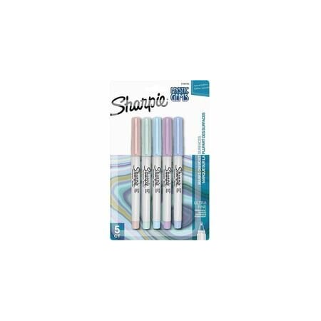 Sharpie Mystic Gems Permanent Markers, Ultra Fine Marker Point, Multi Ink, 6PK 2136730