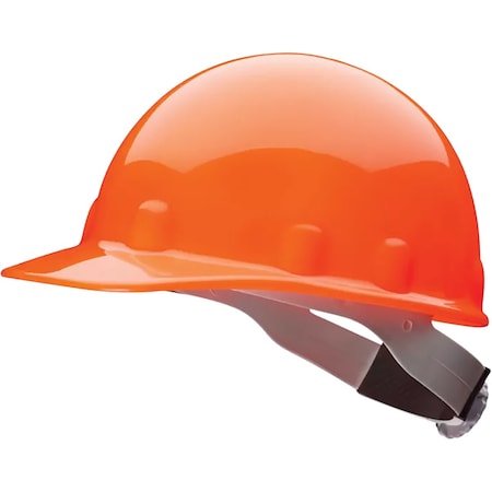 Fibre-Metal By Honeywell Type I, Non-Vented, Cap-Style Smooth Dome Hard Hat w/Heat Resistant Thermoplastic HDPE Shell, 8-Point E2RW46A000