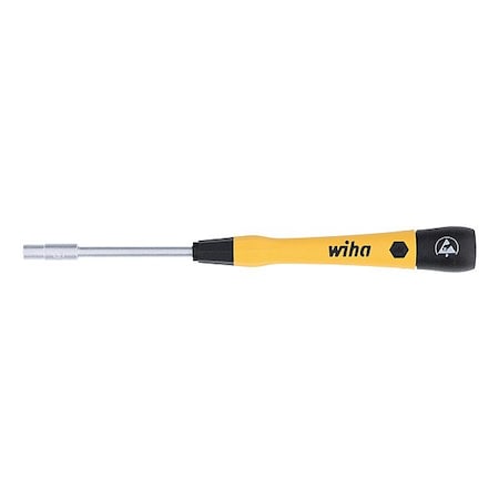 Wiha Nut Driver, 5/32 in, SAE; Metric, 60 mm 27774