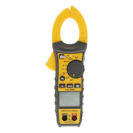 Ideal DigitalClampMeter, TRMS, 400A, 600VAC 61-737