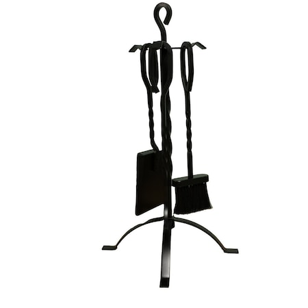 Comfort Glow 16-inch tool set - includes poker, shovel, brush, and stand CGFT16