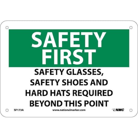 Nmc Safety First Ppe Equipment Required Sign SF173A