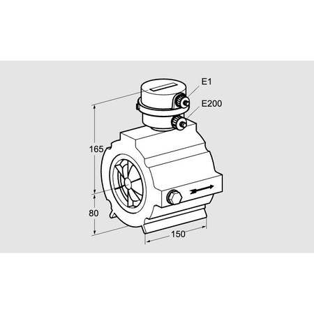 Honeywell Kromschroder FLOMTR, DM 400TW100 120 KS03200401